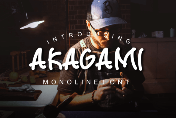 Akagami Font Poster 1