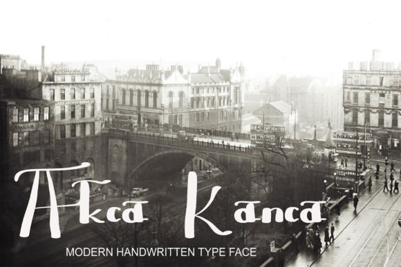 Akca Kanca Font Poster 1