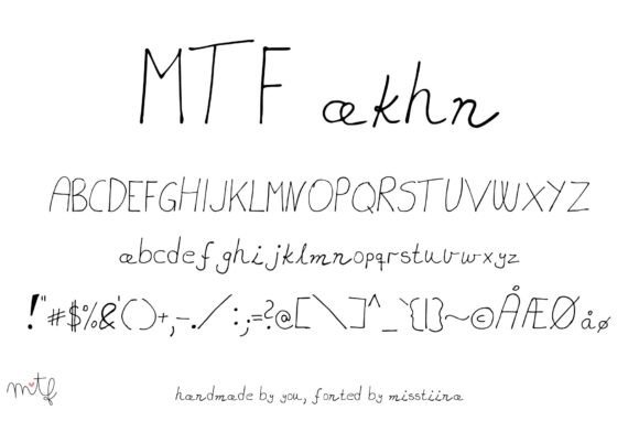 Akhn Font Poster 1