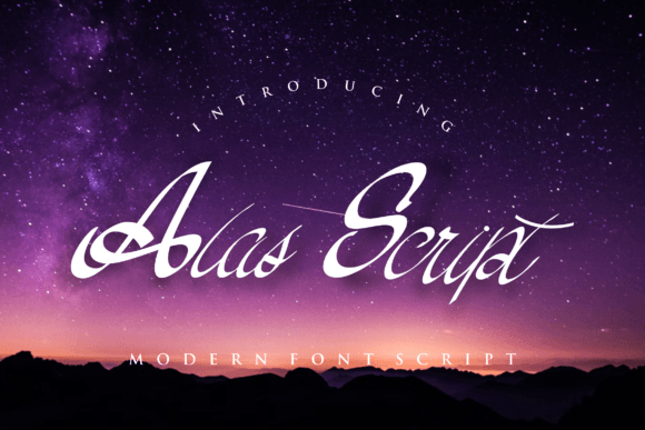 Alas Script Font