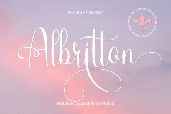 Albritton Font Poster 1