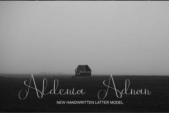 Aldenia Adnan Font Poster 1