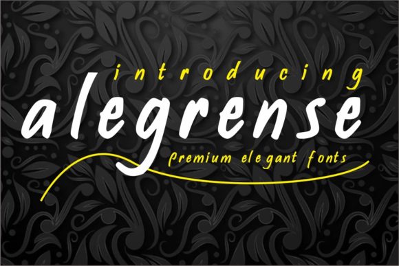 Alegrense Font Poster 1