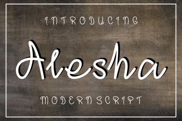 Alesha Font Poster 1