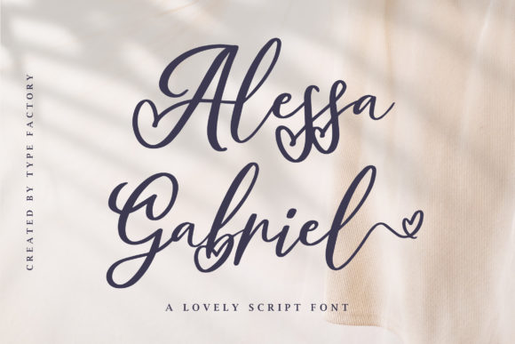 Alessa Gabriel Font Poster 1