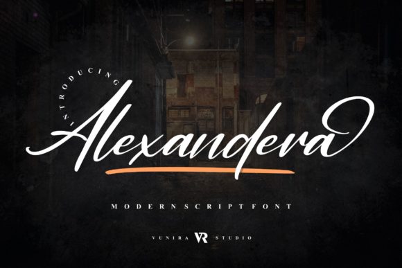 Alexandera Font Poster 1