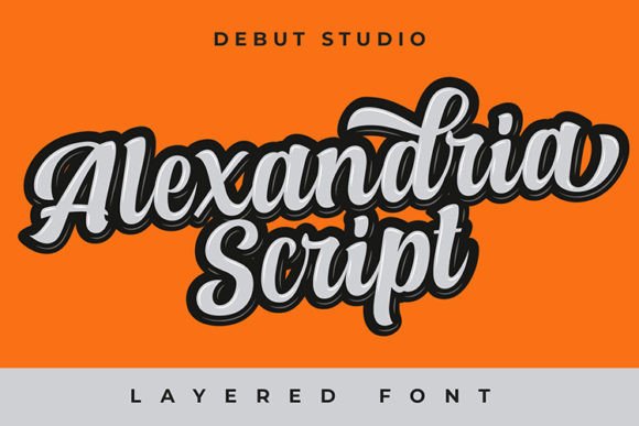 Alexandria Script Font