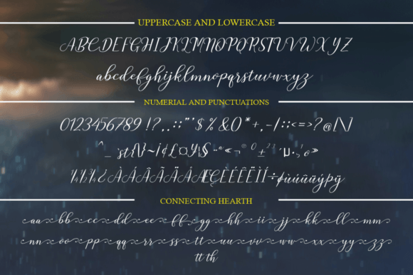Alfa Scrip Font Poster 4