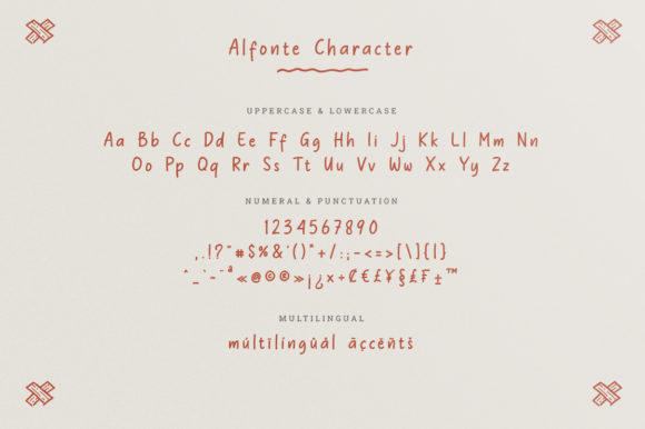 Alfonte Font Poster 3