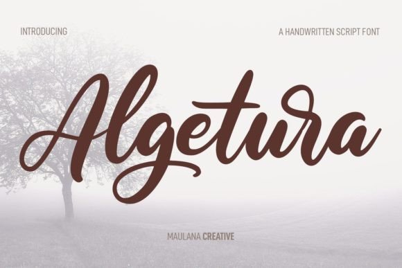 Algetura Font Poster 1