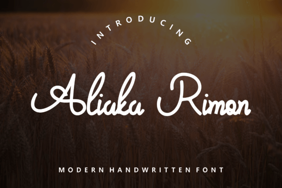 Aliaka Rimon Font Poster 1