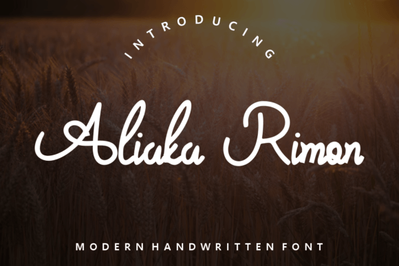 Aliaka Rimon Font Poster 2