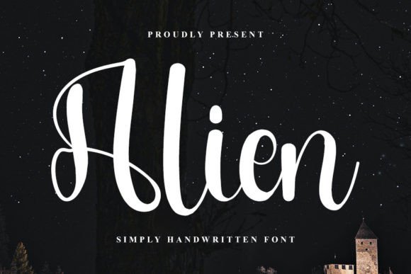 Alien Font Poster 1