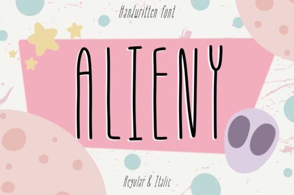 Alieny Font Poster 1