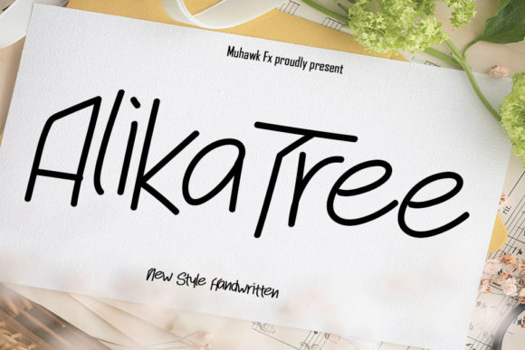 Alika Tree Font Poster 1