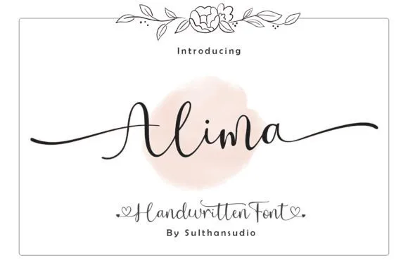 Alima Font Poster 1