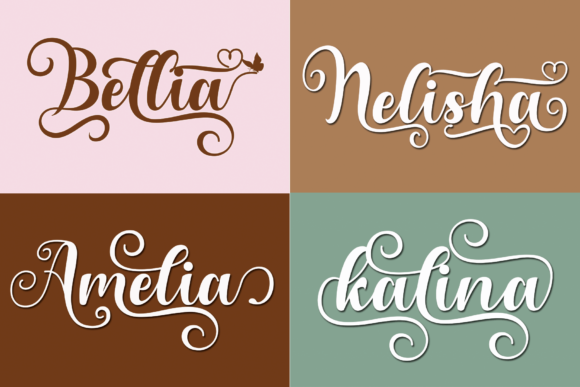 Alisha Font Poster 3