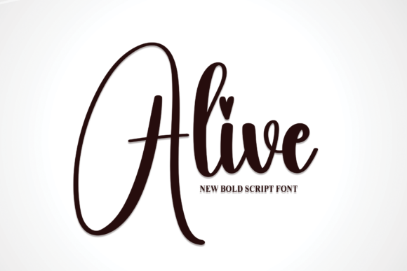 Alive Font Poster 1