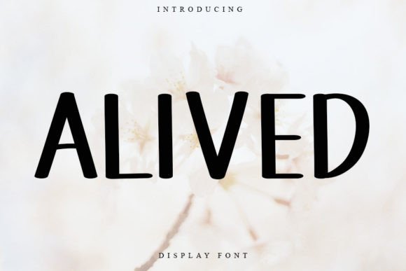 Alived Font Poster 1