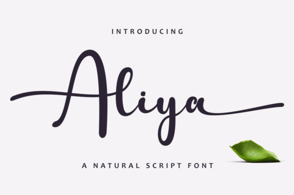 Aliya Font Poster 1