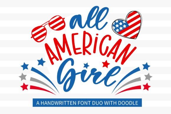 All American Girl Font Poster 1