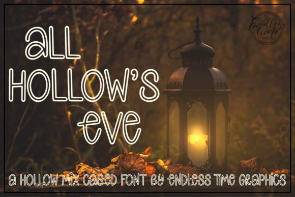 All Hollows Eve Font Poster 1