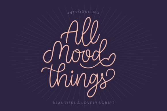 All Mood Things Font Poster 1