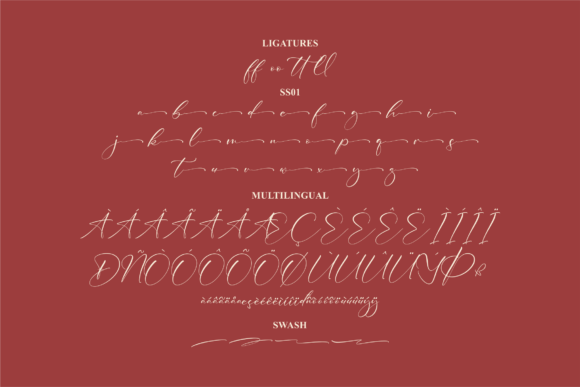 Allaberty Novelya Font Poster 14