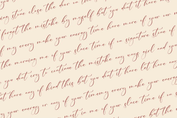 Allaberty Novelya Font Poster 8