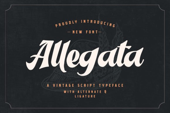 Allegata Font Poster 1