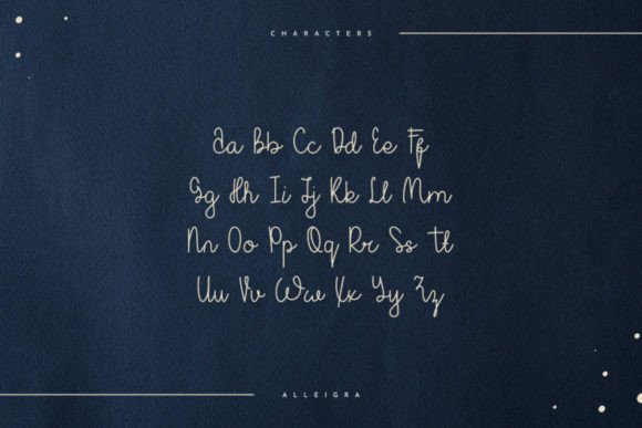 Alleigra Font Poster 8