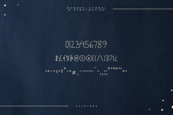 Alleigra Font Poster 9