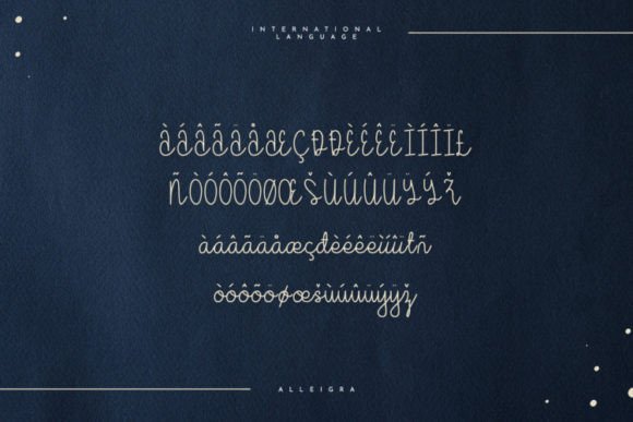 Alleigra Font Poster 10