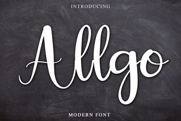 Allgo Font Poster 1