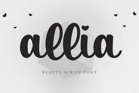 Allia Font Poster 1