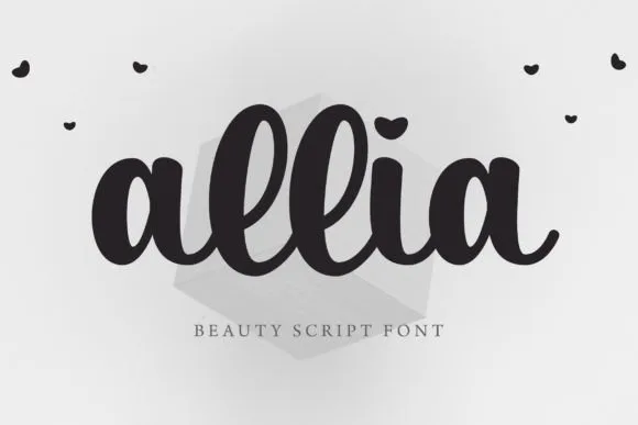Allia Font Poster 1