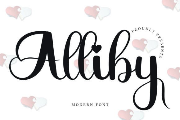 Alliby Font Poster 1