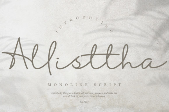 Allisttha Font