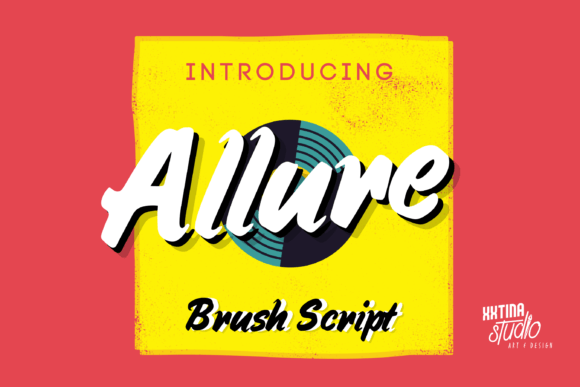 Allure Font Poster 1