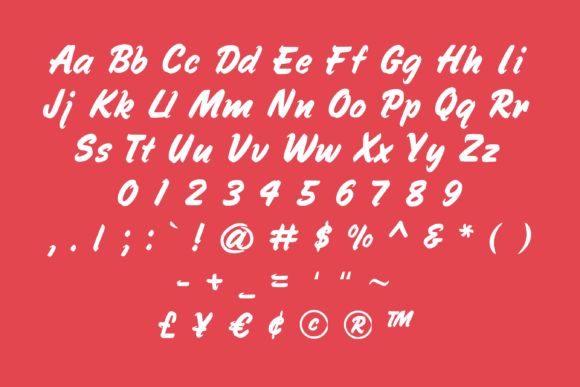 Allure Font Poster 2