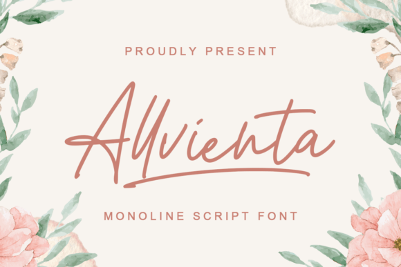 Allvienta Font Poster 1