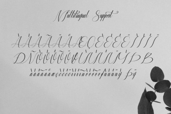 Almarthena Font Poster 7