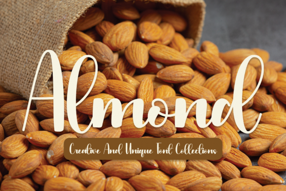 Almond Font Poster 1