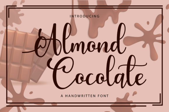 Almond Cocolate Font Poster 1