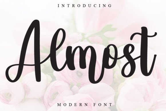 Almost Font Poster 1
