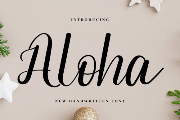 Aloha Font Poster 1