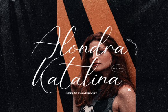 Alondra Katalina Font Alondra Katalina Font Poster 1