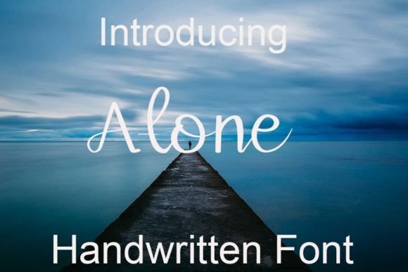 Alone Font Poster 1