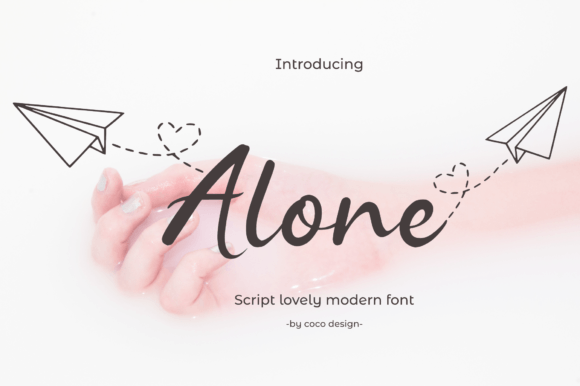 Alone Font Poster 1