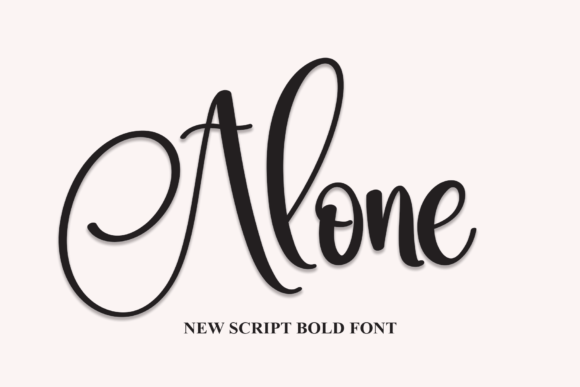 Alone Font Poster 1